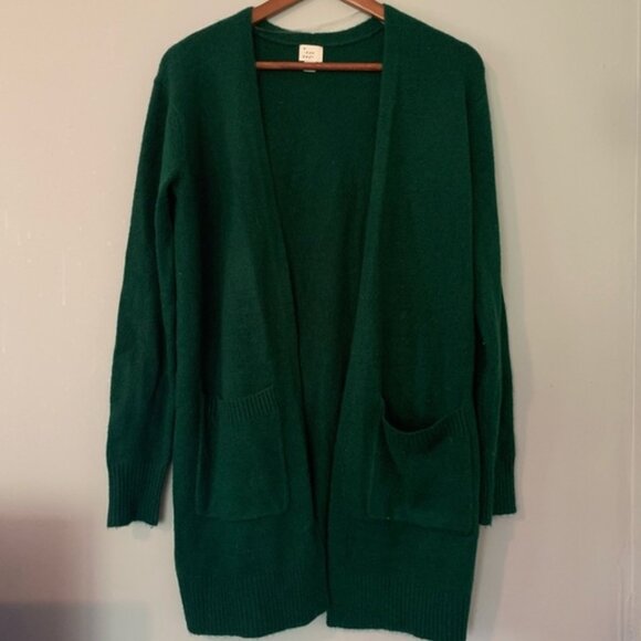 a new day Sweaters - A New Day Emerald Green Longline Cardigan